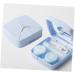 Partykindom 2 Sets Lens Holder Tool & Contact Lens Container - Mini Storage Box Organizer for Travel - Buy Online on GoSupps.com