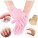 Moisturizing Silicone Gloves for Dry Cracked Hands - NTRUXZP Pink Gel Spa Gloves | 2-Piece Hand Care Set - Buy Online on GoSupps.com