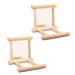 NA 2 Pcs Bird Mirror Parrot Hanging Swing Bird Swing Hanging Toy for Parakeets Conures Cockatiels Macaw