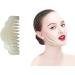 Mtse Natural Guasha Stone Head Therapy Massage Hair Comb Scalp Massager Tool - SPA Treatment - Buy Online on GoSupps.com
