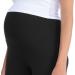 MAMAJEANS Cinzia Wide Leg Maternity Palazzo Trousers | Black | Over The Bump Full Panel | Perfect Work Office Pants for Pregnant Women - Buy Online on GoSupps.com