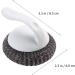 4pcs Dish Scrub Brush Iron Wire Cleaning Brushes Pot Dish Pan Cleaning Sponge for Kitchen Tableware Cleaning Tools Brushes (Color : Color2) (Color1) - Buy Online on GoSupps.com