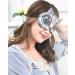 HappyDaily Set of 3 Beautiful 3D Cat Sleep Masks in Pink/Grey/Black | Comfortable Eye Cover for a Restful Sleep - Buy Online on GoSupps.com