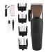 Hair Cutting Tool Men's Hairdresser Professional Adjustable Gradient Electric Push Shear USB Rechargeable Hairdresser (Color : V-686 Gun Color)