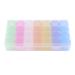 PP 28 slots emptiness transparent plastic organizer box nail art decoration storage container tool for jewelry diamond painting embroidery handicrafts bead storage tool