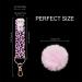 Purple Cheetah XL-PVC Card Grabber Keychain Pom Pom Ball - Easy ATM Credit Card Clip Puller - Buy Online on GoSupps.com