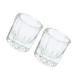 Solustre 2 pieces dappen glass crystal shell nail art acrylic liquid powder dappen DISH glass crystal cup liquid container glass for nail art manicure care tools