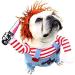 Chucky Dog Costume with Wig & Knife - Funny Halloween Cosplay for Dogs (Large) - Buy Online on GoSupps.com