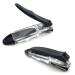 CAREOR 360 Rotatable Stainless Steel Nail Clipper - Ergonomic Sharp Blade for Easy Finger & Toenail Trimming - Black - Buy Online on GoSupps.com