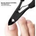 Comfortable Nail Clipper Pedicure Cutter Durable Hard Toe Nails Personal use Professional use Cutting Ingrown(black) - Buy Online on GoSupps.com