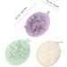 FRCOLOR 3pcs Exfoliating Bath Mitt & Shower Gloves - Loofah & Body Scrub Accessories for Spa-like Bathing - Buy Online on GoSupps.com