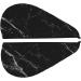 Black Marble Microfiber Hair Towel - Soft Super Absorbent & Quick Dry Wrap for Women with Long Curly and Thick Hair - Buy Online on GoSupps.com