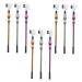 DOITOOL 9pcs Double Ended Eyeshadow Brush Eye Shadow Stick Multipurpose