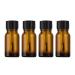 JIHUOO 5 pieces empty nail polish bottle with brush nail polish bottles made of glass nail glass bottles nail polish bottles 10 ml