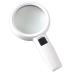 Lighted Magnifier 30 Times Handheld Magnifier 3 LED Luminous Magnifier Suitable for The Elderly to Read and Explore Made in China