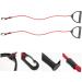 Buy 1 Pair Pull Rope Fitness Elastic Belt - Resistance Bands for Home Treadmill Workout | Red Latex Exercise Bands - Buy Online on GoSupps.com