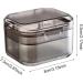 Three Layers Denture Box with Strainer Denture Box for Soaking Dentures and Storage Mouthguards Clear Dentures Braces Case for Daily Travel Cleaning(Black) - Buy Online on GoSupps.com