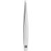 Twin twin forced to pluck eyebrow precise removal of hair made of stainless steel matt premium 90 mm silver straight lace single