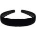 Topkids Accessories Velvet Alice Headband Hairband Hair Band Head Band Women Girls 90s 80s 70s 60s Wedding Hen Party Bridal Festival Adult Wonderland Thick Wide (2.5cm Black) - Buy Online on GoSupps.com