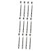 Beavorty 12 Pcs Two-in-one Eyebrow Pencil Eyebrow Pen Drawing Woman Eyebrow Pencils Miss 2 in 1 Tool