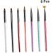 Ipetboom 1 Set Nail Painting Tools Powder Nail Brush Hair Bristles Nail Brush Round Flat Nail Brush Acrylic Nail Brush Glitter Manicure Pens Nails Brush Nail Art Pen Pull Wire Sector - Buy Online on GoSupps.com