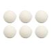 6Pcs Wool Drying Balls Skin Friendly Fabric Softener Reusable Static Reduction Time Saving Drying Ball for Shorten Drying Time Impurities Adsorption Moisture & Odour Removal (6cm)