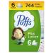 Puffs Plus Lotion Facial Tissues, 24 Family Boxes, 124 Tissues Per Box (2976 Tissues Total),6 Count (Pack of 4)