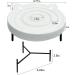 Fhiny Ceramic Slow Feeder Cat Bowl - Elevated Puzzle Dish for Stress-Free, Healthy Eating - Perfect for Indoor Cats & Small Dogs - Buy Online on GoSupps.com