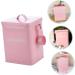 COOLHIYA 1pc Washing Storage Sealing Storage Case Laundry Room Trash Can Iron Pink - Buy Online on GoSupps.com