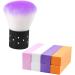 Ipetboom 1 Set Manicure Kits Mushroom Kit Pedicure Kit Sanding Buffing Block Mushroom Cleaning Brush Makeup Powder Blush Barrette Clips for Crafts Makeup Brush Large Nail Sponge Purple - Buy Online on GoSupps.com