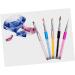 minkissy Acrylic Nail Brush Nail Dotting Pen Nail Drawing Pen Nail Art Polish Pens Nail Art Pen Manicure Tools Nail Art Tools Nail Tools Painting Pen Pull Wire Nail Polish Carved Marker Pen medium Silver - Buy Online on GoSupps.com
