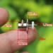BAENRCY 50pcs 3-5V DC 2 Phase 4 Wire Dia 6mm Stepper Motor for Digital Products - 6x15.5mm - Buy Online on GoSupps.com