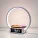 Wilit LED bedside lamp with wireless charging function light alarm clock Touch Touch Dimmable with 3 brightness levels warm night light with 5W wireless charger for bedrooms wood & white 5W wood