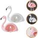 Cabilock 8 STK Flamingo Toothpaste & Toothbrush Holder - Bathroom Wall Organizer & Sterilization Rack | Automatic ABS Bathroom Decor - Buy Online on GoSupps.com