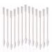 Cotton Swabs 800 Pieces, Double Precision Tips with Paper Stick, 4 Packs of 200 Pieces (Pointed+Spiral Head)