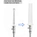 Shower Enema System with Silicone Nozzle Set - 3 Nozzles + Dust Cover G1/2 Thread Compatible with Most Shower Systems - International Shipping Available - Buy Online on GoSupps.com