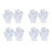 SUPVOX Kids Bath Finger Gloves Bath Scrubber Children Towel Gloves Exfoliation Body Shower 8pcs
