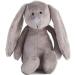 Grey Bunny with Blue Nose Plush Toy - 10 inch - Build Your Own Teddy Bear Kit - Buy Online on GoSupps.com