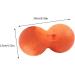 Gatuida 2 STK Peanut Massage Ball | Peanut Fitness & Mobility Ball for Yoga & Foot Massage - Double Lacrosse Massage Device - Buy Online on GoSupps.com