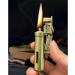 Reusable Windproof Trench Lighter Vintage Exquisite Wheel Kerosene Lighter Antique Brass Lighter Unique Birthday Gift(Bronze) - Buy Online on GoSupps.com