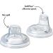 Nuby 6 Pack Replacement Silicone Spouts for No Spill Easy Grip Cup 6 Count - Best Pricing + Free Shipping - Buy Online on GoSupps.com