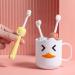Healeved 3-Piece Cartoon Lion Soft Bristle Children Toothbrush Set Ergonomic Design for Tooth Sensitivity & Postpartum Care - Buy Online on GoSupps.com