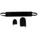 Gatuida Ensemble de 3 Moufles Applicateurs Autobronzants sans Doigts Kit de Bronzage Noir Double Face Bande lastique Petit et Grand Taille pour Application Uniforme et Exfoliation