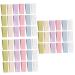 FRCOLOR 144 Pieces Sponge with Nail Gradient Nail Sponges with Colour Gradient Applicator Polishing Transfer Sponge Nail Kit Colour Gradient Sponge for Nails Makeup Accessories Mixer Simple Nail Set