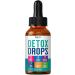 Detox Drops - 14 Day Cleanse for Colon & Digestion | Reduce Bloating, Liver & Kidney Detox | Full Body Repair - Men & Women - Buy Online on GoSupps.com