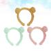 Tomaibaby 3Pcs Bear Ears Herring Band - Plush Fluffy Hair Hoops & Makeup Accessories for Stylish Hair - Buy Online on GoSupps.com