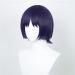 Xingwang Queen Anime Cosplay Wig - Short Black & Blue Highlight Purple Heat Resistant Party Wig for Costume & Events - Buy Online on GoSupps.com