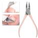 Materials Nail Cutter Nail Clipper Beauty Salon for Home Salon Shop Manicure Store (Rose Gold)