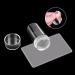 Buy Nail Art Stickers for Women | Party Decor & DIY French Nail Templates - 2 Sets of Washable Silicone Stamps for Beauty Salons - Buy Online on GoSupps.com