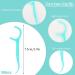 100 Pcs Disposable Dental Floss Picks - Interdental Cleaning Tool for Travel, Home & Office - Blue - Buy Online on GoSupps.com